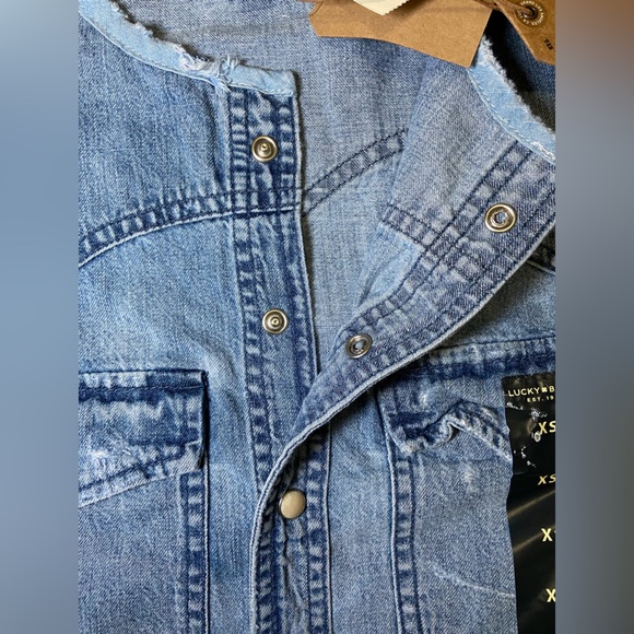 Lucky Brand Western Shirt Dress. Size XS. - Picture 4 of 5